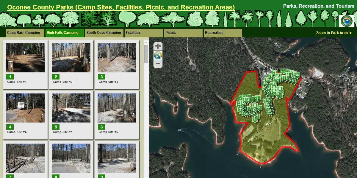 Interactive Park Map